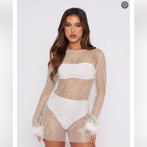 White Fox Boutique Disco Inferno Dress - White